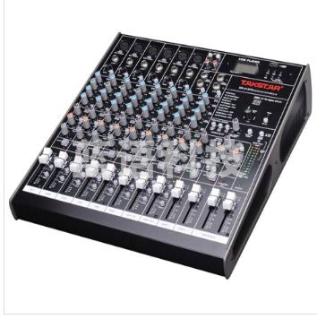 得胜(TAKSTAR)XR-612FX 12路调音台 100个预设 6个XLR和 TRS平衡 输入接口