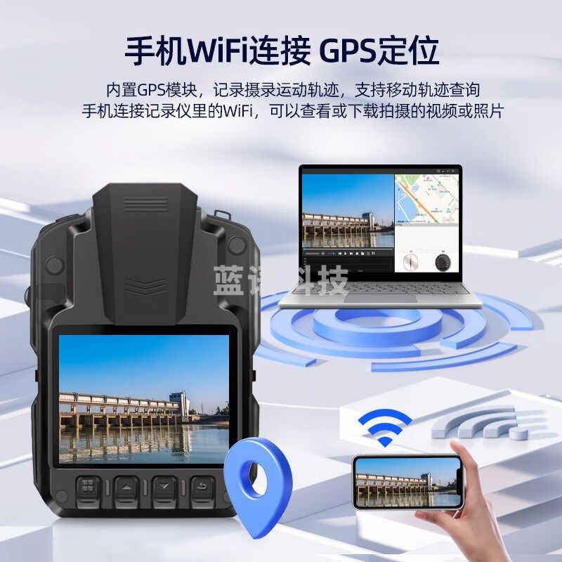 执法1号DSJ-V8执法记录仪4K高清夜视胸前佩戴执法仪256G WiFi+GPS版