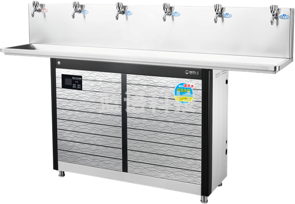 碧丽饮水机JO-6E不锈钢温热步进式开水器带过滤加热直饮水机商用