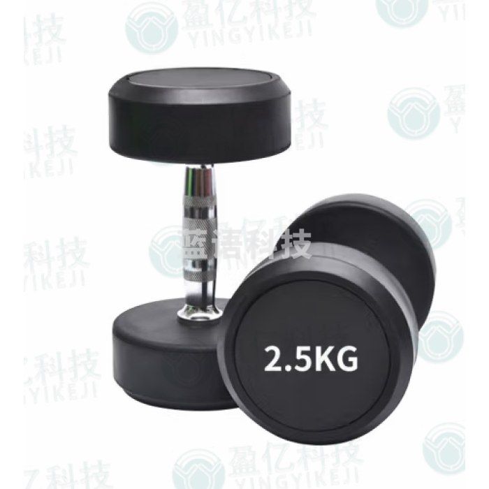 迪恪赛威 包胶无味哑铃GEG43 哑铃 2.5KG*2只