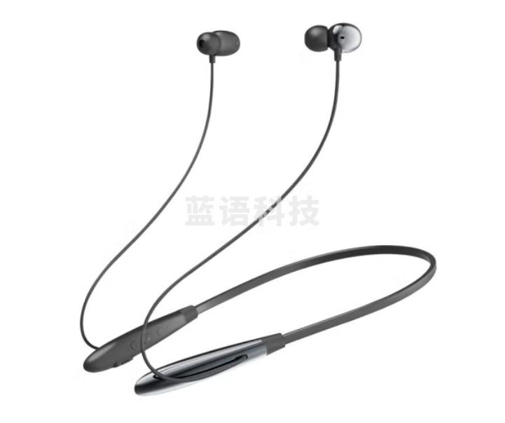 纽曼 (Newmine )C36 颈挂式无线蓝牙耳机挂脖式跑步运动入耳式降噪耳塞超长续航适用于华为安卓苹果手机 黑色