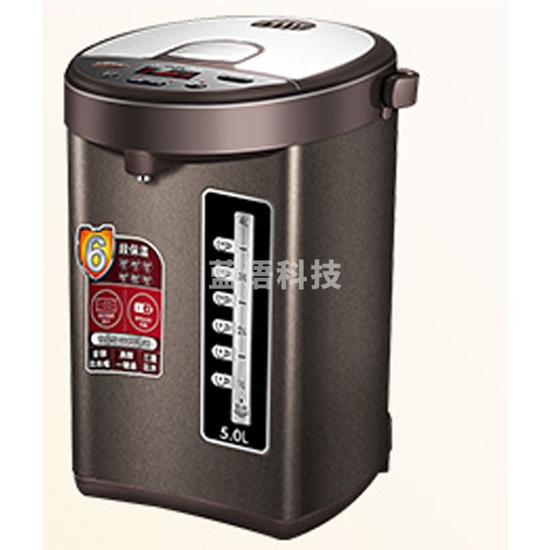 九阳 JYK-50P02 电热水瓶 5L 不锈钢 六段保温 咖啡色 （计价单位：个）