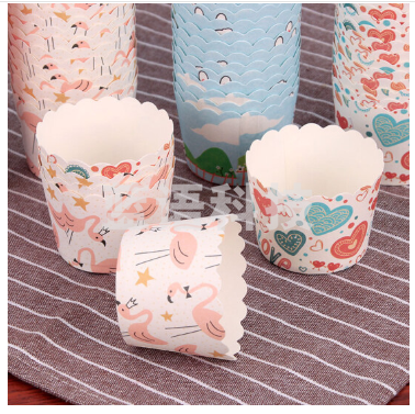 蛋糕纸杯 耐高温烘焙马芬杯 烘焙纸杯 50*60mm 货号：JC