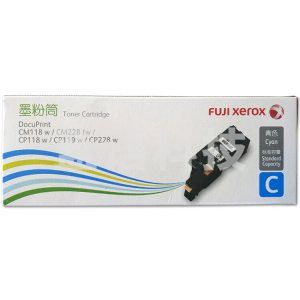 富士施乐 FUJI xerox 标准容量墨粉 CT202261 (青色) 适用于CM118w/CM228fw/CP118w/CP119w/CP228w