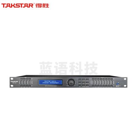得胜（TAKSTAR）EKX-408 数字音频处理器 4进8出音频处理器 USB端口控制舞台剧院演出酒吧音频系统处理器