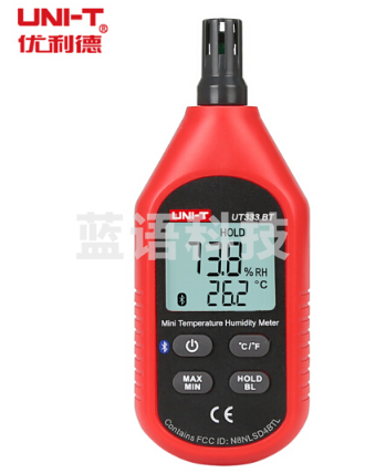 优利德 （UNI-T) 迷你温湿度计手持式蓝牙版 UT333BT