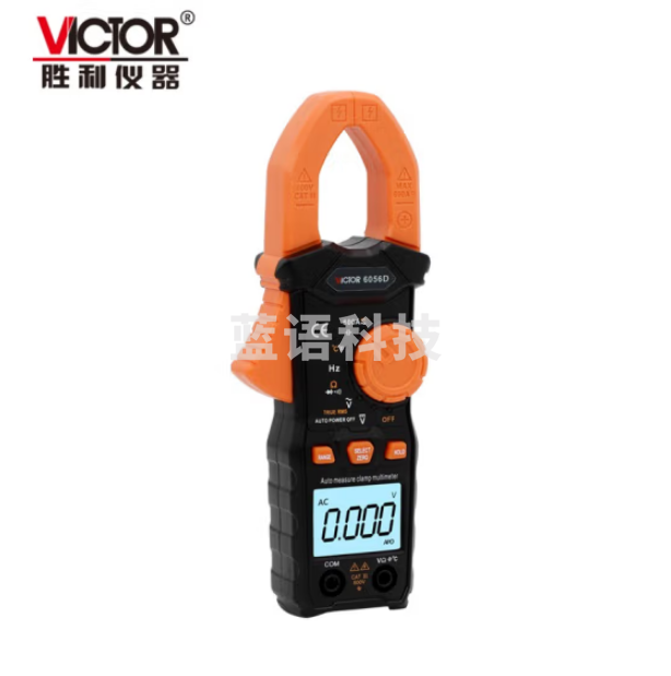 胜利仪器 (VICTOR) VC6056D 交直流电流表钳形数字万用表 官方原装标配