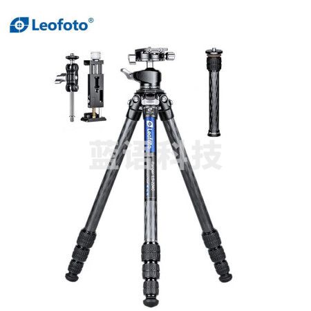 徕图（Leofoto）LS-224C套装+AM-1+PC-90II+DC-222C无中轴碳纤维三脚架套装