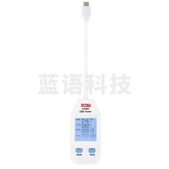 优利德（UNI-T）UT658C USB测试仪充电宝手机平板电脑充电端口检测仪充电电压电流容量测量Type C 4-24VDC