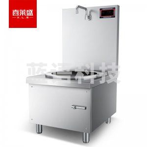 喜莱盛 高汤炉 配0.5米桶 商用电磁炉单头高汤电磁灶 酒店学校食堂大功率15KW