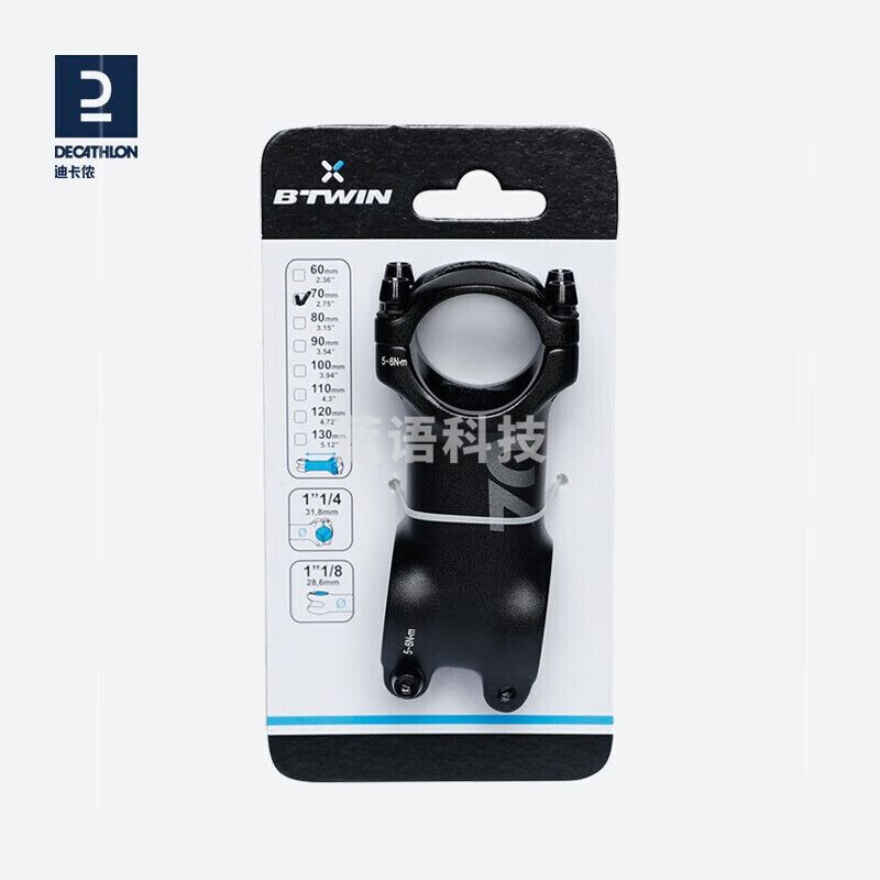迪卡侬 自行车把立60MM HC把立-60MM-2462649