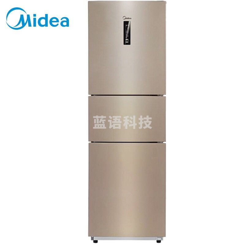 美的(Midea) BCD-226WTM(E) 226升 三门冰箱家用小型抗菌保鲜风冷无霜冷藏冷冻电子控温节能省电