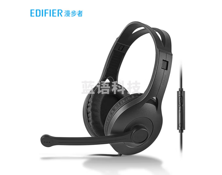 漫步者（EDIFIER） K800 单孔版 头戴式游戏耳机 耳机耳麦 黑色