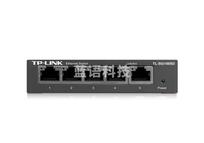 TP-LINK 5口千兆交换机 企业级交换器 监控网络网线分线器 分流器 金属机身 TL-SG1005D