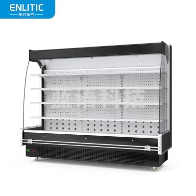 英利蒂克 Enlitic FMG1200Y 风幕展示柜 蔬菜水果保鲜风冷柜 冷藏柜 商用柜 1.2米【高端风冷款】一体机