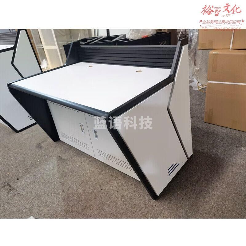 天影视通 演播室操作台两联操作台定制演播桌设备