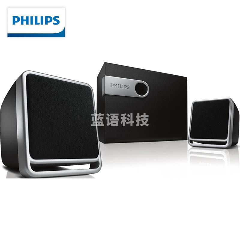 飞利浦(PHILIPS)SPA2341 音箱音响台式电脑低音炮家用多媒体2.1音箱桌面笔记本