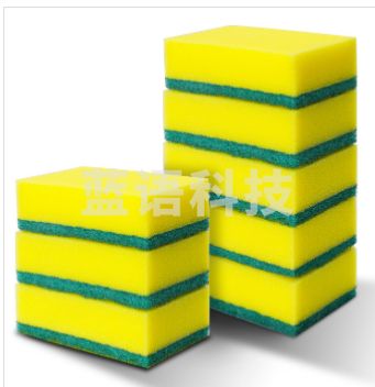 好媳妇AGW-7705A-48海绵百洁布8块装清洗不沾油洁净洗碗巾洗碗布去油污