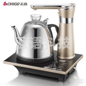 志高（CHIGO）JBL-D6161 电热水壶 304不锈钢 全智能自动上水壶烧水壶 电水壶 金色