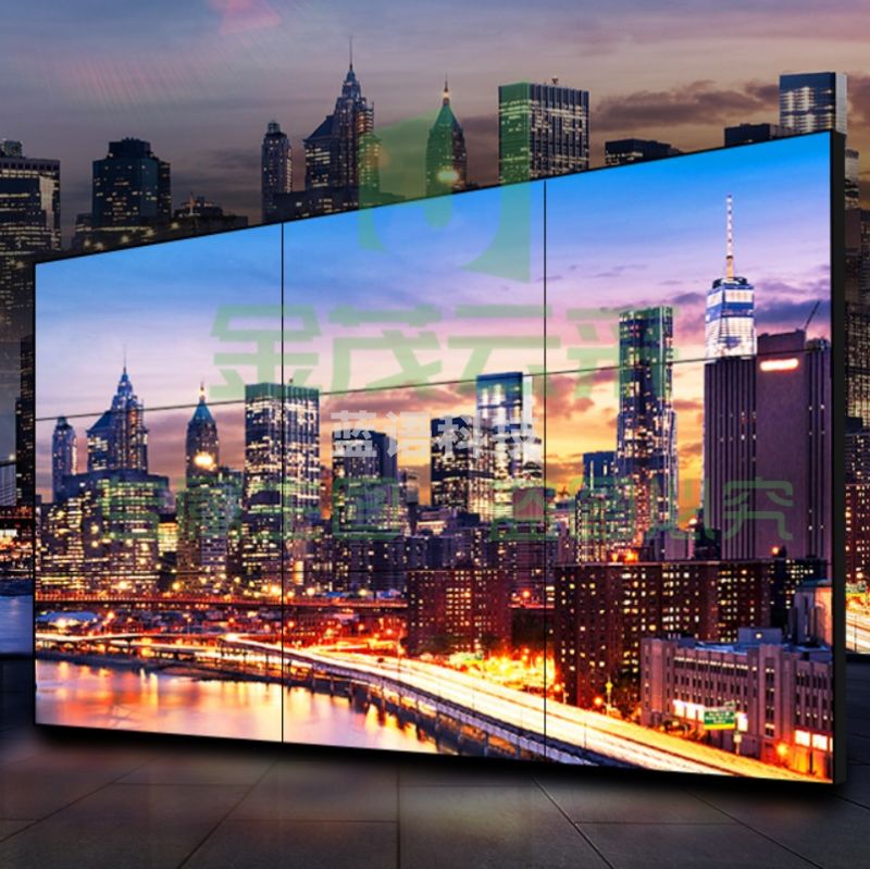拼接屏 大屏幕 LG 49高清液晶拼接屏电视墙3.5mm监控器无缝led大屏幕单元