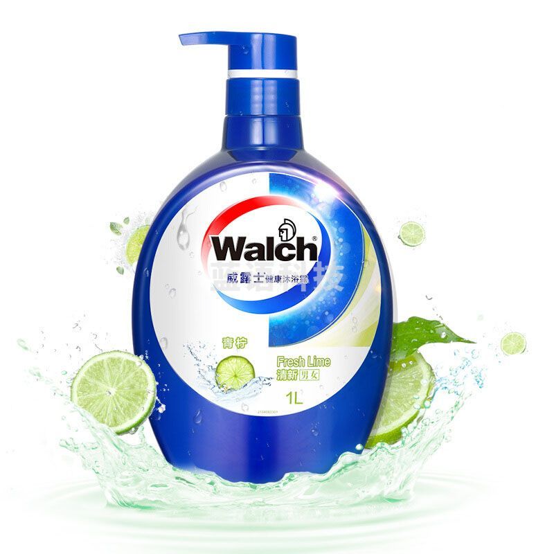 威露士健康清新青柠沐浴露 1000ml