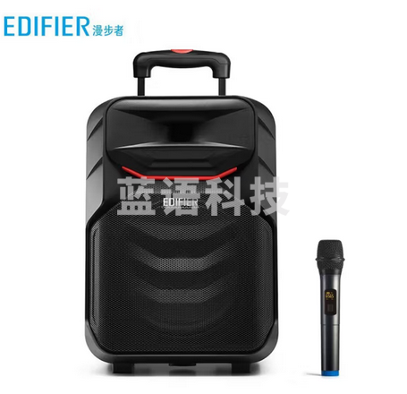 漫步者 （EDIFIER ）PP308 8英寸户外移动多媒体音响 广场舞音响 蓝牙拉杆音箱
