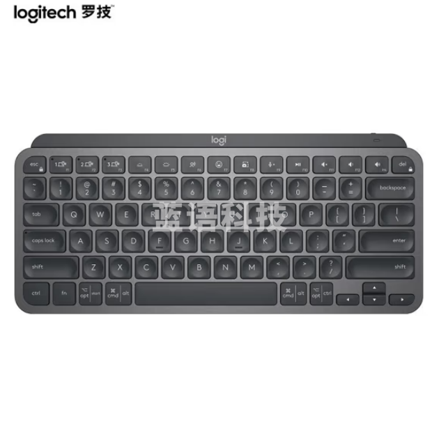 罗技MX Keys mini 时尚键盘 无线蓝牙办公超薄迷你 智能背光 石墨黑