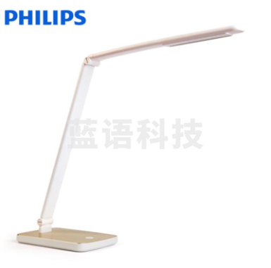 飞利浦 66018 LED台灯 香槟金 1*4.8W