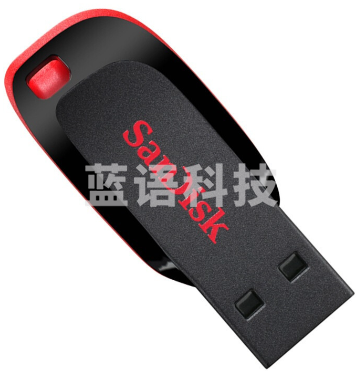 闪迪（SanDisk）64GB USB2.0 U盘 CZ50酷刃 黑红色