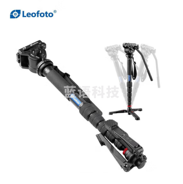 徕图（Leofoto）MP-326C+VD-02+BV-10 碳纤维手机相机单反独脚架云台套装