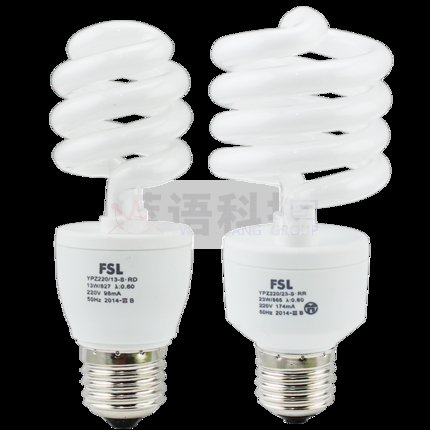 佛山FSL 螺旋 15W3000K螺旋节能灯