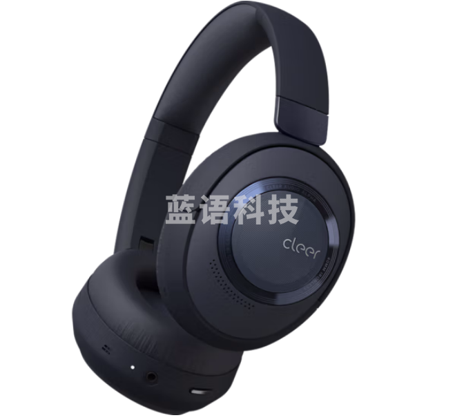 cleer ALPHA 头戴式智能降噪耳机 自适应长续航商务通勤立体声无线蓝牙耳机 华为苹果安卓 星空蓝
