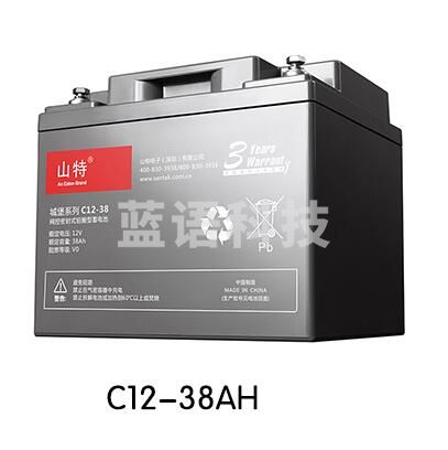 山特（SANTAK）C12-38AH 城堡系列 免维护UPS不间断电源机房服务器专用阀控式蓄电