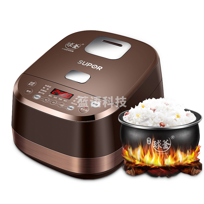 苏泊尔SF40HC633 电饭煲球釜家用预约智能IH电饭锅4L多功能蛋糕煮饭锅4-6人