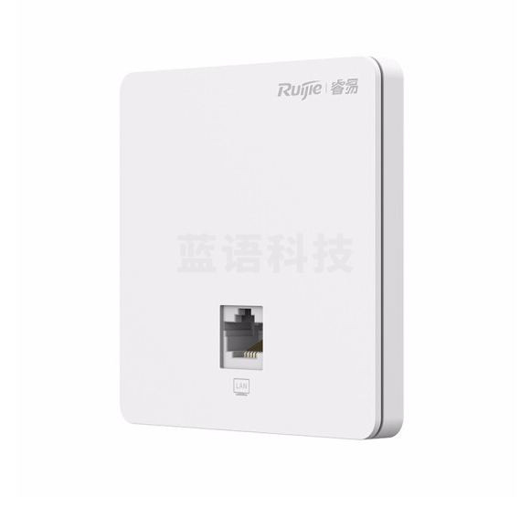 锐捷 RG-RAP1200(F)无线AP面板式路由器 双频1167M 无线接入点 白色