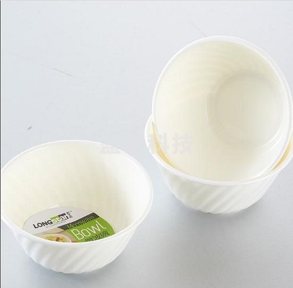 龙士达 微波炉专用饭碗热米饭蒸饭餐具水果碗