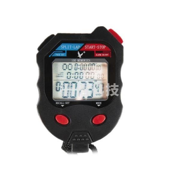 天福秒表 PC100D三排100道秒表 比赛计时器 运动计时多功能跑表