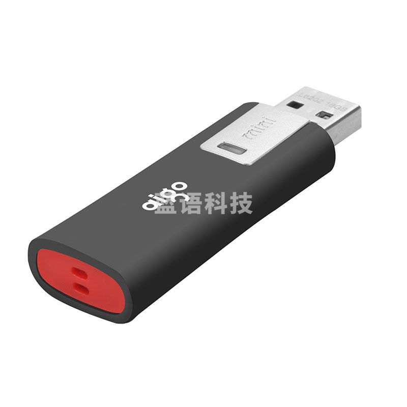 爱国者（aigo）8GB USB2.0 U盘 L8202写保护 黑色 防病毒入侵 防误删