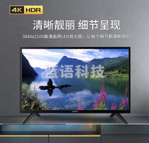 dahua大华监视器 监控专用高清显示屏LED 50英寸监视器 DH-LM50-F400