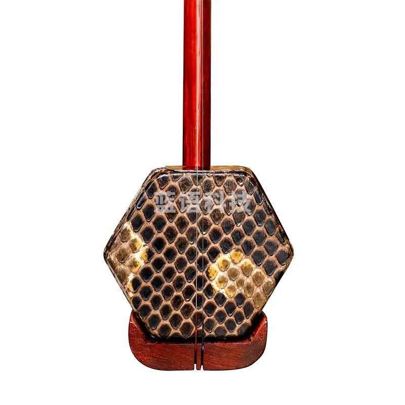 星海二胡8772F非洲紫檀木 初学者专业考级演奏 天然蟒蛇皮