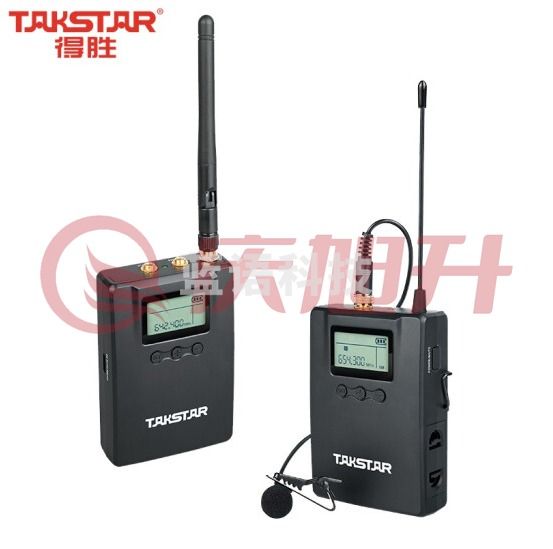 得胜 SGC-200W 小蜜蜂无线麦克风领夹式摄像机收音话筒单反采访录音手机直播vlog收音 黑色