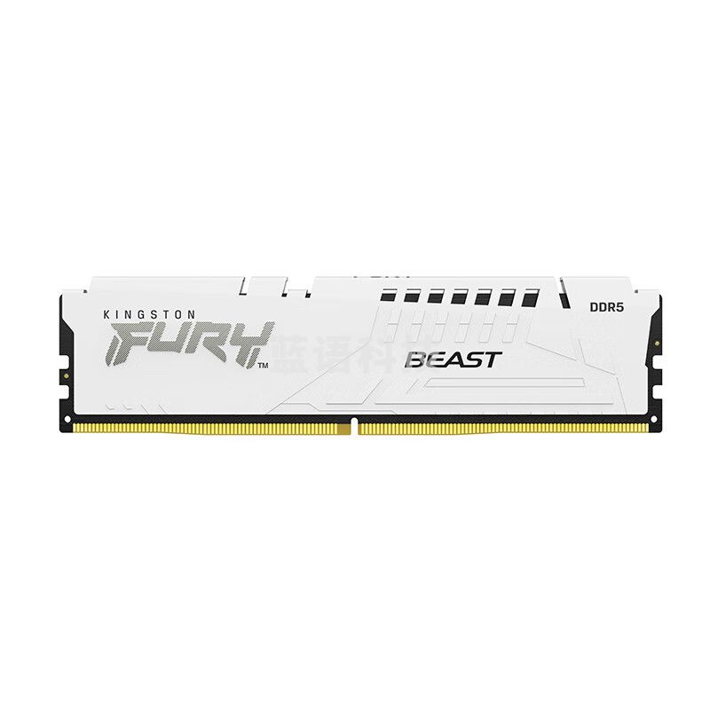 金士顿（Kingston）FURY 32GB DDR5 6400 台式机内存条 Beast 超级野兽系列  海力士A-die颗粒 CL32 白色款 KF564C32BW-32
