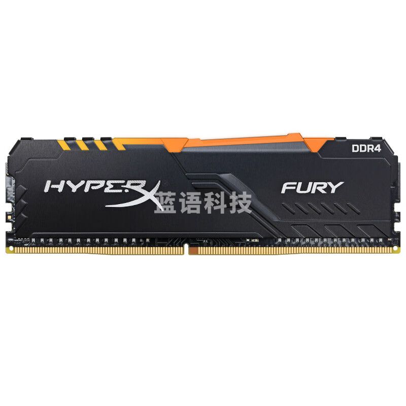 金士顿 (Kingston) FURY 16GB DDR4 3600 台式机内存条 Beast野兽系列 RGB灯条 骇客神条