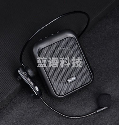 十度（ShiDu）无线扩音器 小蜜蜂扩音器 蓝牙音响  经典黑