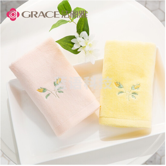 洁丽雅 毛巾 6223A 780mm*340mm 95g 随机颜色