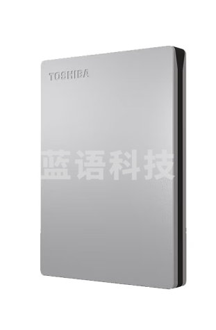 东芝(TOSHIBA) 2TB 移动硬盘HDTD320YS3EA Slim系列 USB3.2 Gen1 2.5英寸 机械硬盘 银色 兼容Mac 金属超薄 密码保护