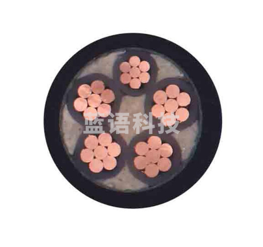津达线缆 国标YJV5芯电力电缆 硬线 电线 电缆 1M 津达线缆 YJV 5*240