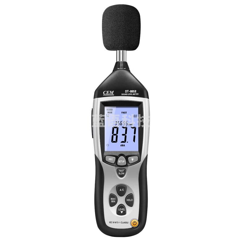华盛昌（CEM）DT-8852 噪音计专业高精度噪音声级计测试 声级计 分贝仪 USB链接 软件CD可调报警值32700数据