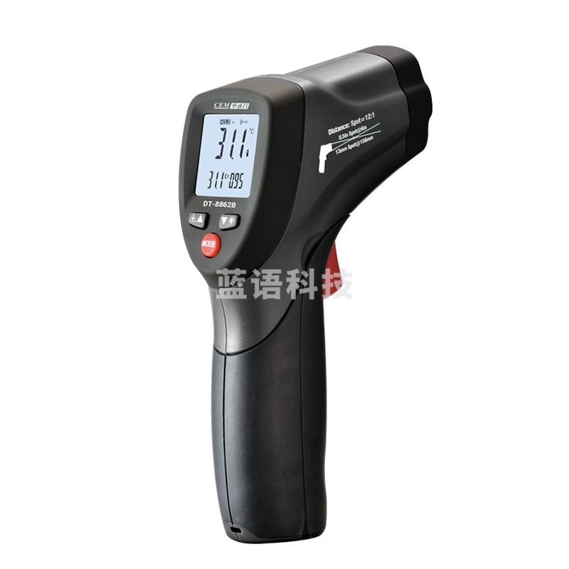 华盛昌（CEM）DT-8862B红外线测温仪 高精度手持式工业级温度计 家用厨房烘培水温检测仪油温枪
