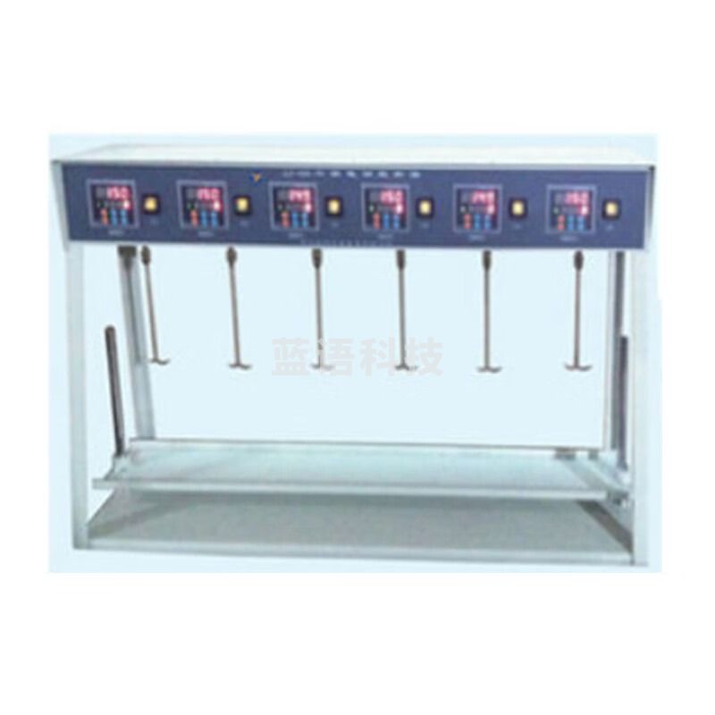 常州国宇仪器JJ-4A恒速六联电动搅拌器搅拌机无极调速 JJ-4A 恒速六联电动搅拌器